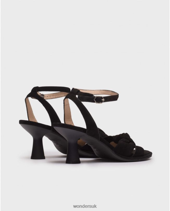 Footwear VZ2PD290 Women Wonders Negro Black Madison Sandal