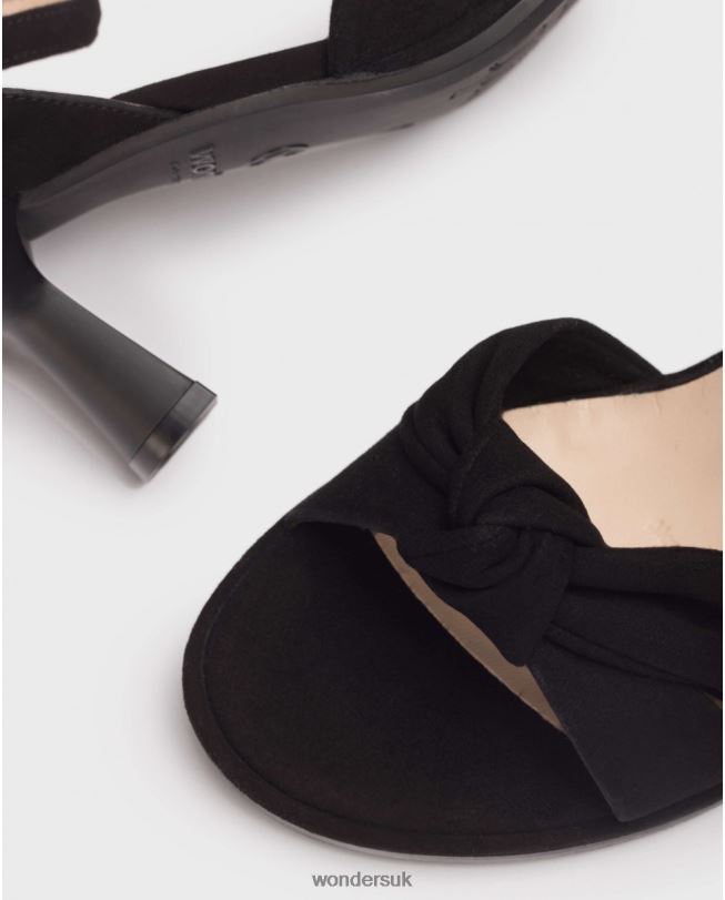 Footwear VZ2PD290 Women Wonders Negro Black Madison Sandal