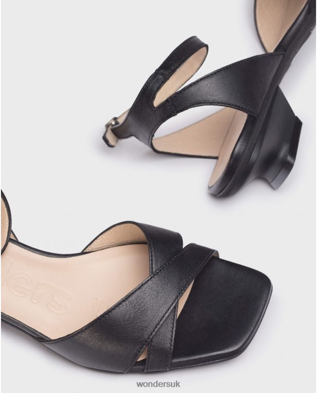 Footwear VZ2PD291 Women Wonders Negro Black Mamy Sandal