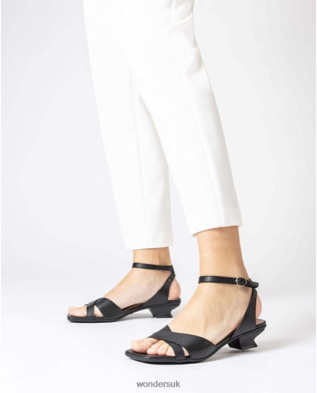 Footwear VZ2PD291 Women Wonders Negro Black Mamy Sandal