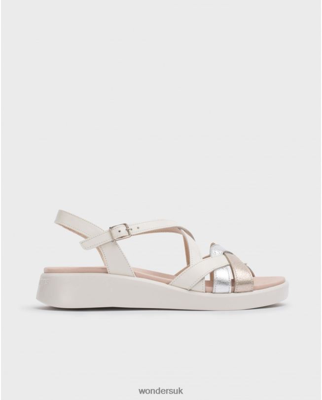 Footwear VZ2PD292 Women Wonders Plt/Pla/Of White Alison Sandal