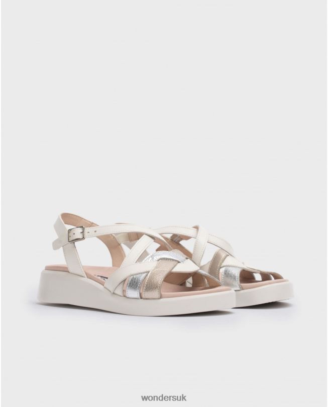 Footwear VZ2PD292 Women Wonders Plt/Pla/Of White Alison Sandal