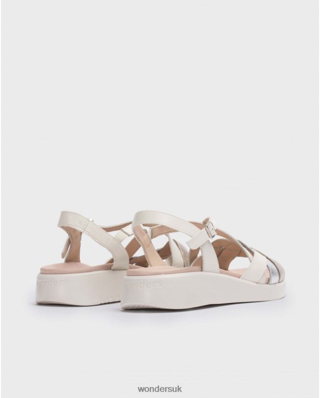 Footwear VZ2PD292 Women Wonders Plt/Pla/Of White Alison Sandal