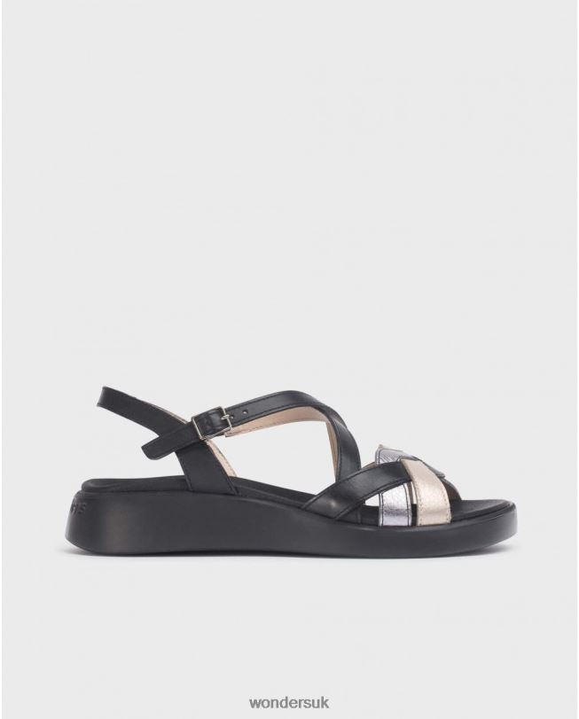 Footwear VZ2PD293 Women Wonders Plt/Plo/Ne Black Alison Sandal
