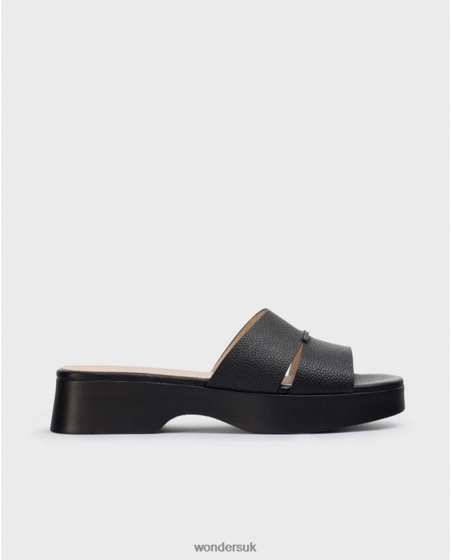 Footwear VZ2PD308 Women Wonders Negro Black Joker Sandal