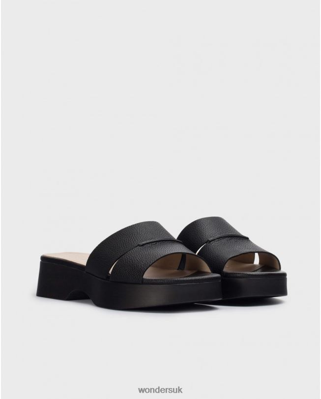 Footwear VZ2PD308 Women Wonders Negro Black Joker Sandal