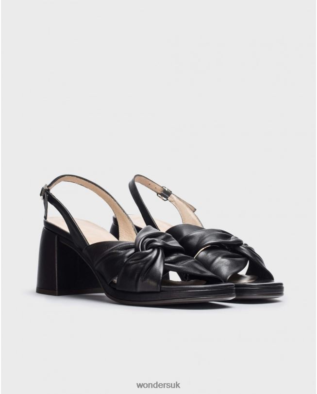Footwear VZ2PD311 Women Wonders Negro Black Wild Sandal