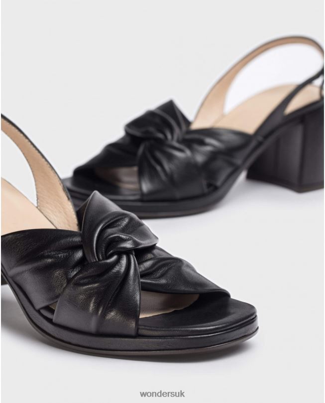 Footwear VZ2PD311 Women Wonders Negro Black Wild Sandal