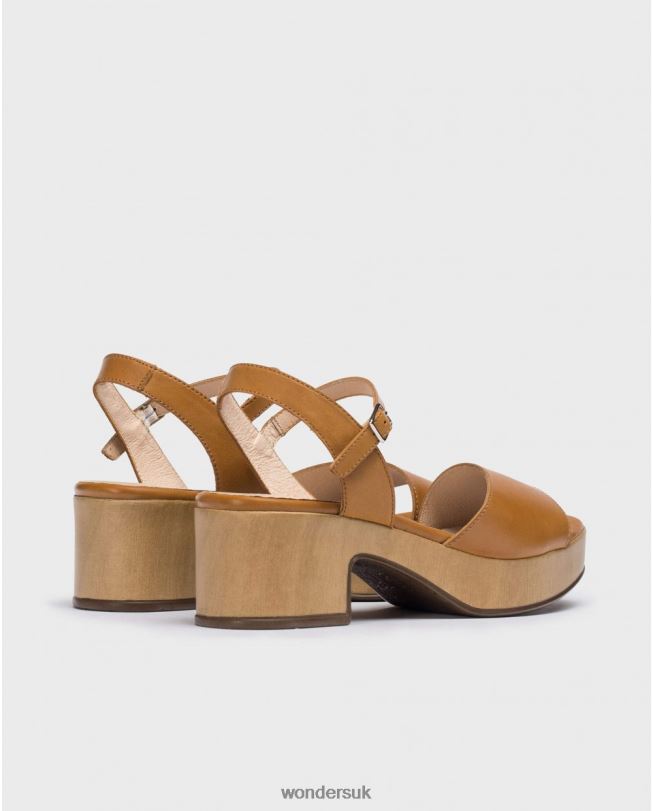 Footwear VZ2PD317 Women Wonders Conac Leather Wedge Sandal