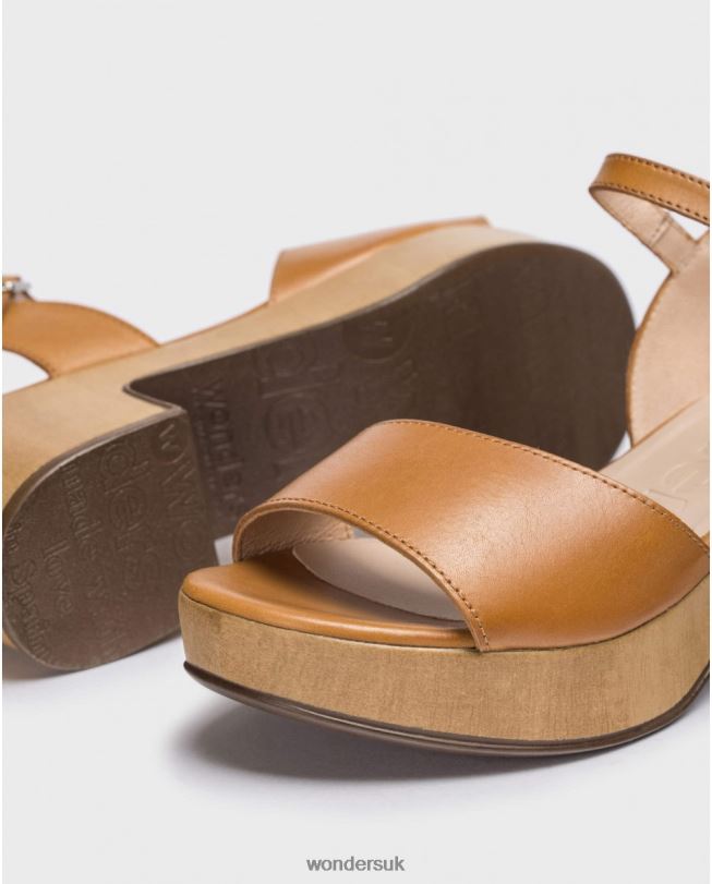 Footwear VZ2PD317 Women Wonders Conac Leather Wedge Sandal