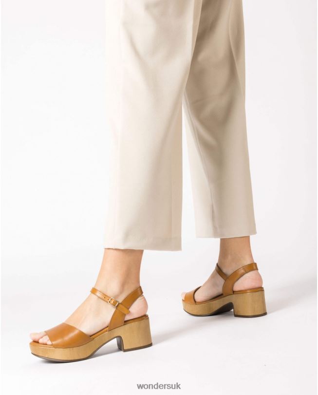 Footwear VZ2PD317 Women Wonders Conac Leather Wedge Sandal