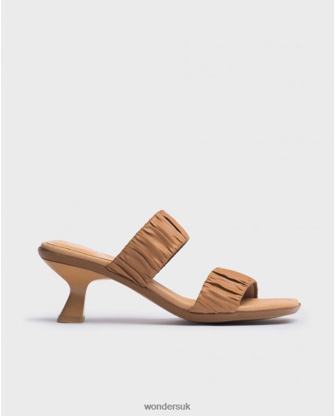 Footwear VZ2PD319 Women Wonders Camel Brown Lagoon Sandal