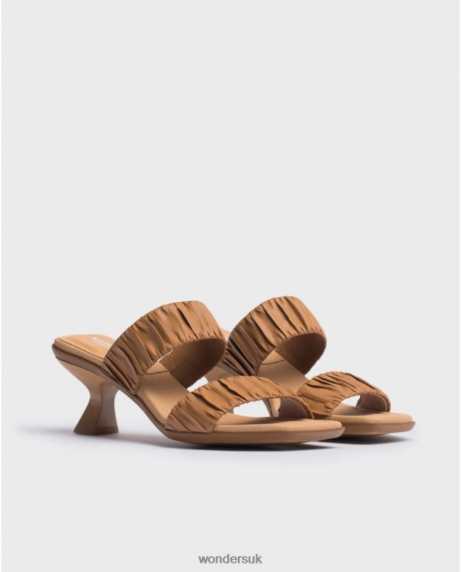 Footwear VZ2PD319 Women Wonders Camel Brown Lagoon Sandal