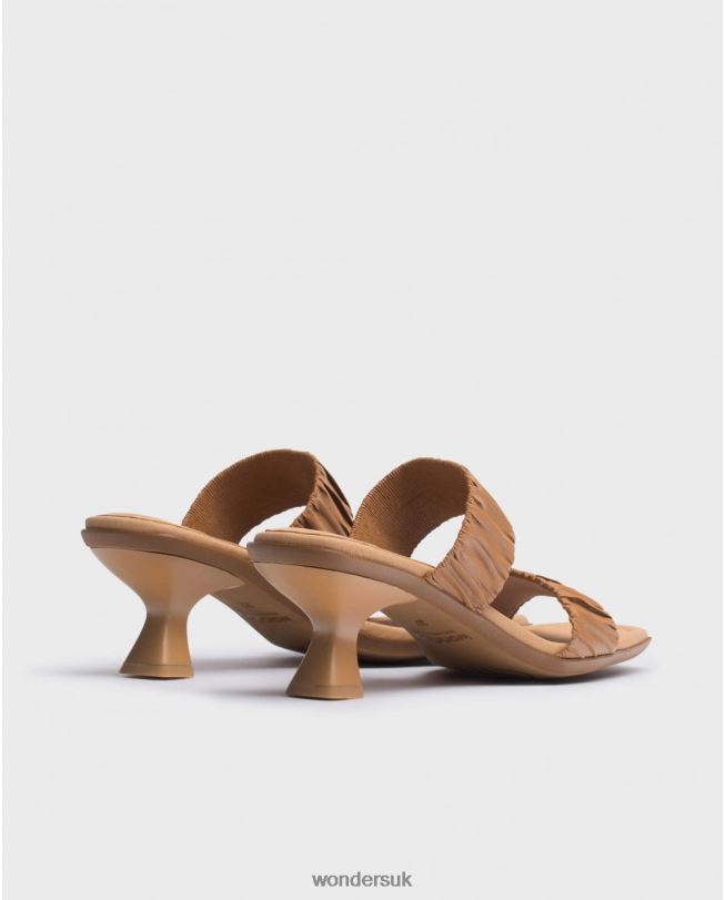 Footwear VZ2PD319 Women Wonders Camel Brown Lagoon Sandal