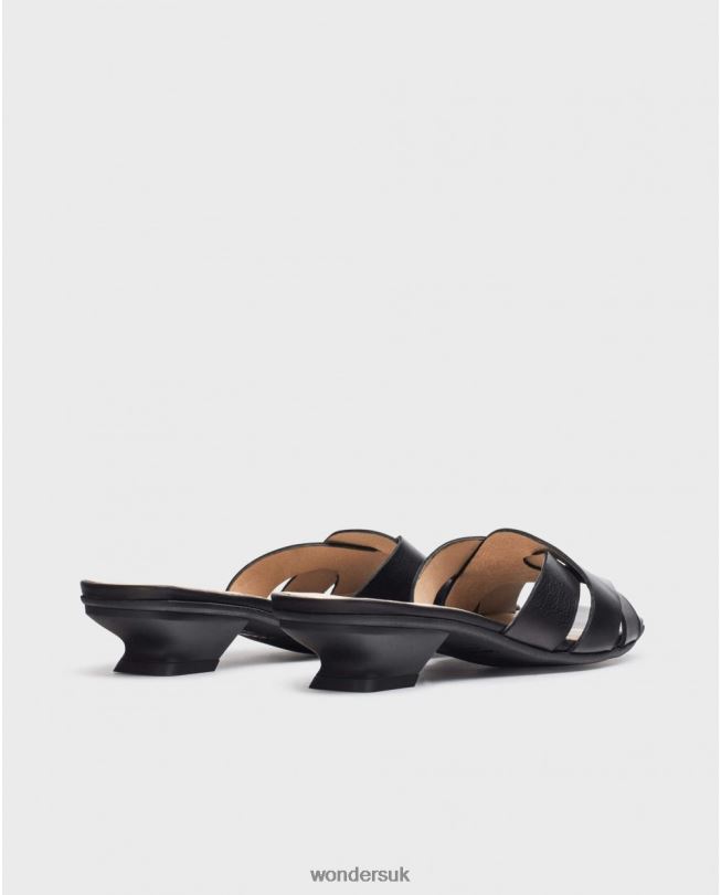 Footwear VZ2PD33 Women Wonders Negro Black Mica Mule