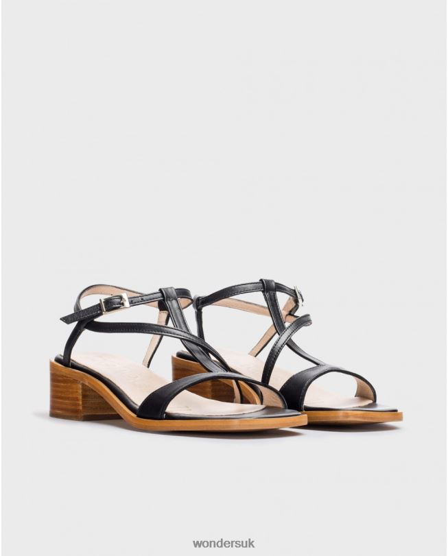 Footwear VZ2PD341 Women Wonders Negro Black Aurora Sandals