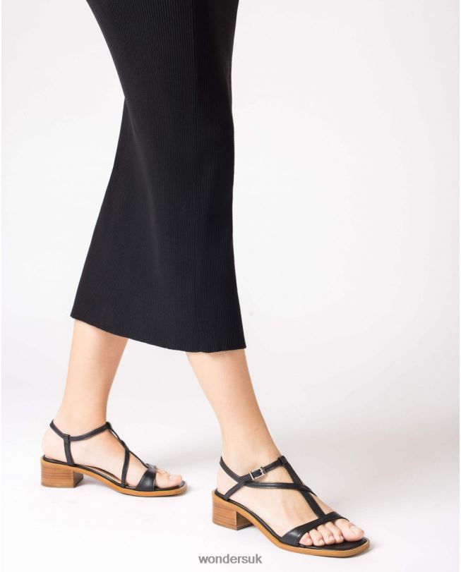 Footwear VZ2PD341 Women Wonders Negro Black Aurora Sandals
