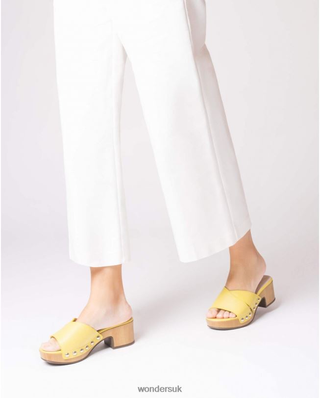 Footwear VZ2PD36 Women Wonders Lima Yellow Marta Sandal
