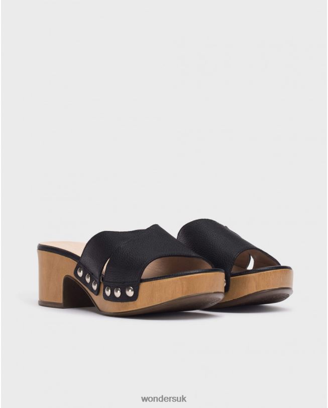 Footwear VZ2PD38 Women Wonders Negro Black Marta Sandal