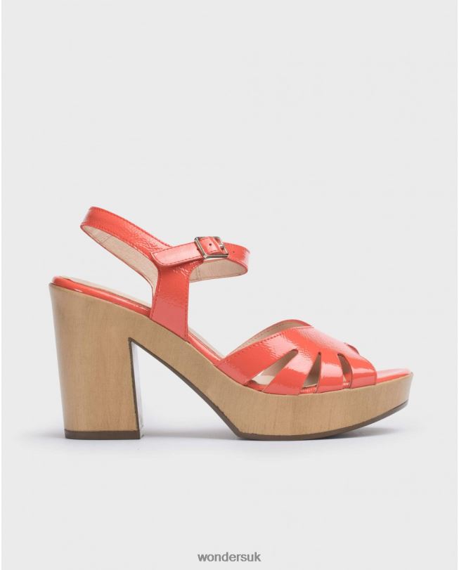 Footwear VZ2PD403 Women Wonders Coral Sandal With Side Cut Out Detail