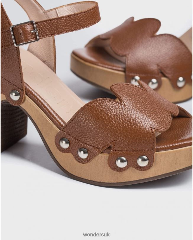 Footwear VZ2PD407 Women Wonders Cuero Plaited Leather Sandal