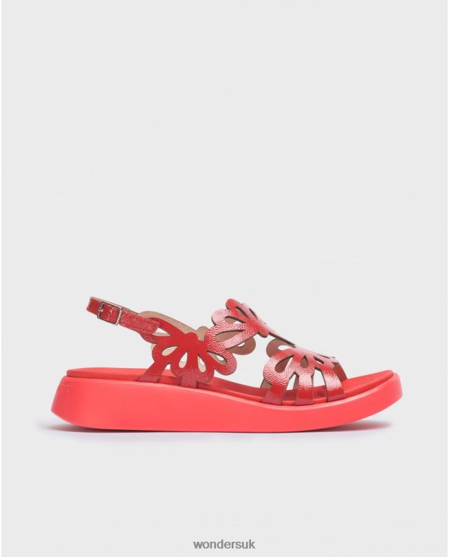 Footwear VZ2PD40 Women Wonders Rojo Red Margarita Sandal
