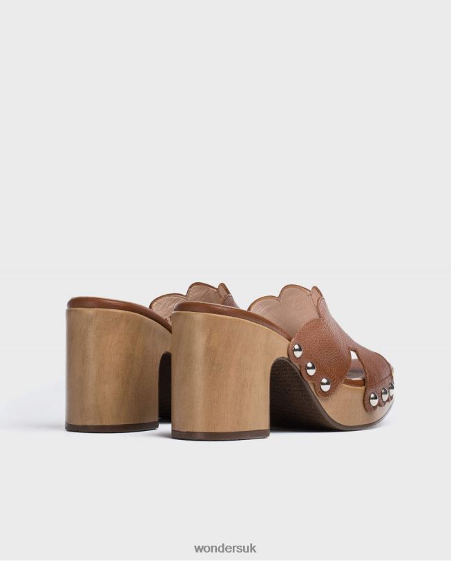 Footwear VZ2PD410 Women Wonders Cuero Cuero Leather Platform Clog