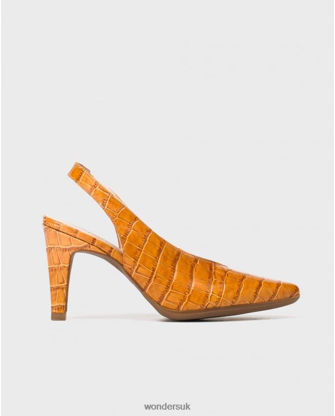Footwear VZ2PD415 Women Wonders Conac Backless Mock-Croc Shoe