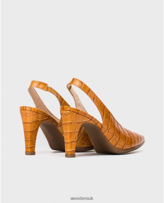 Footwear VZ2PD415 Women Wonders Conac Backless Mock-Croc Shoe
