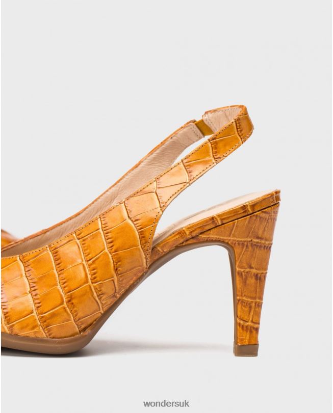 Footwear VZ2PD415 Women Wonders Conac Backless Mock-Croc Shoe