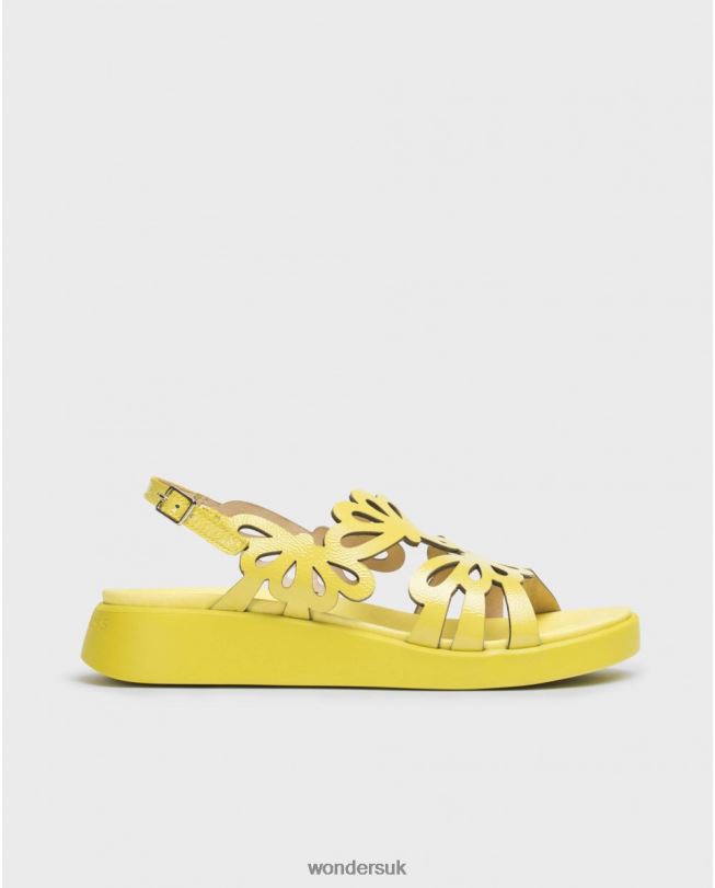 Footwear VZ2PD41 Women Wonders Lima Lime Green Margarita Sandal