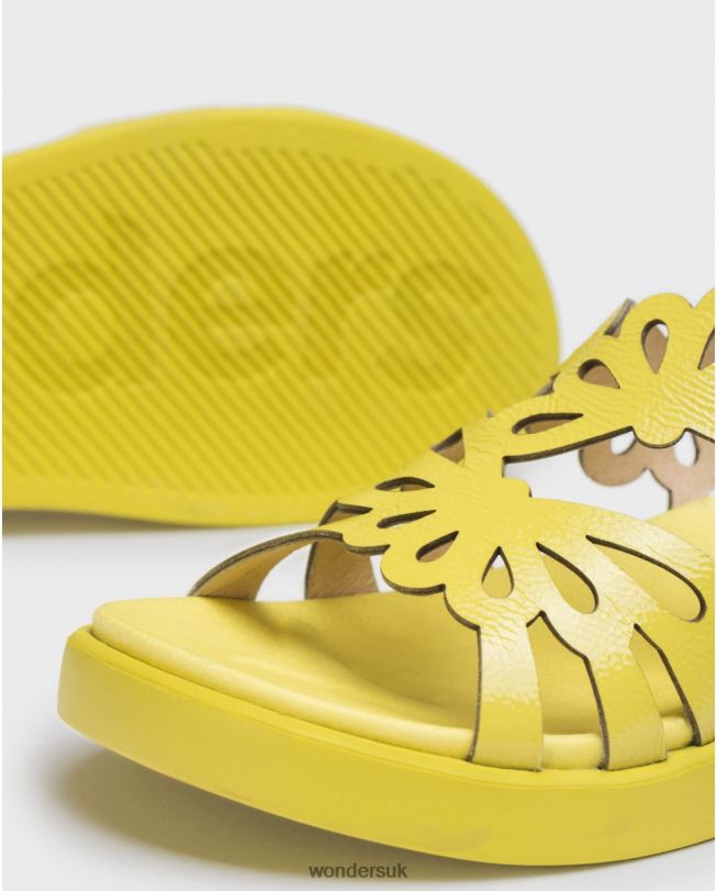 Footwear VZ2PD41 Women Wonders Lima Lime Green Margarita Sandal