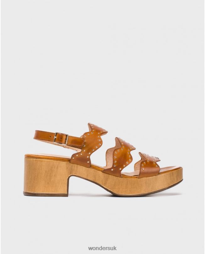 Footwear VZ2PD426 Women Wonders Conac Sandal With Metallic Detail On Strap