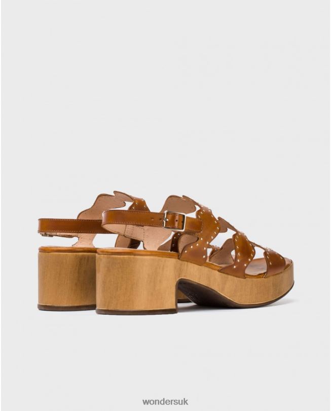 Footwear VZ2PD426 Women Wonders Conac Sandal With Metallic Detail On Strap