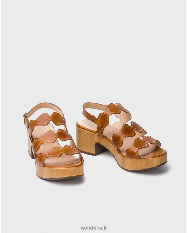 Footwear VZ2PD426 Women Wonders Conac Sandal With Metallic Detail On Strap
