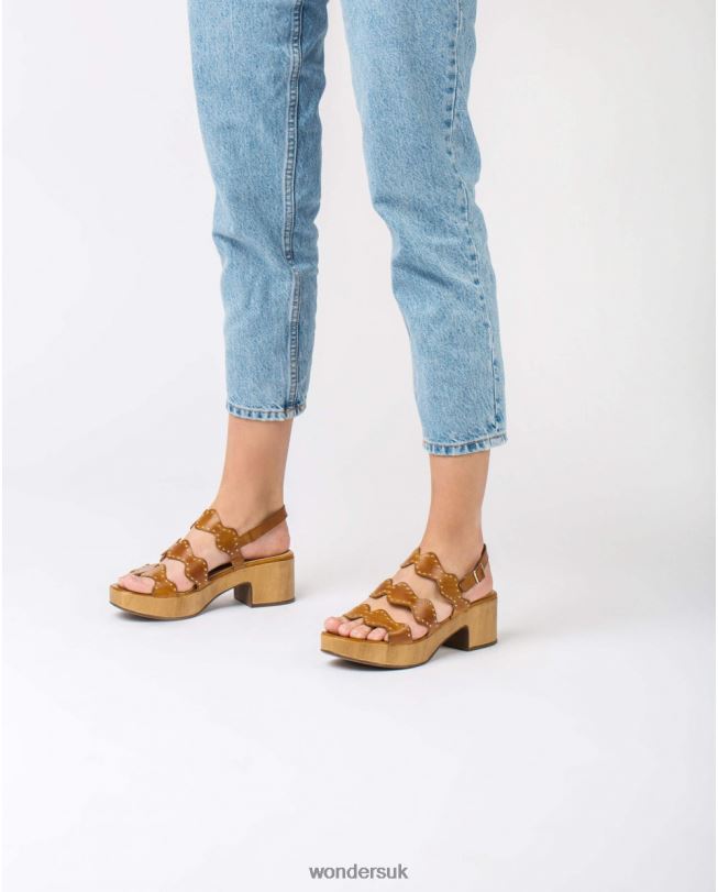 Footwear VZ2PD426 Women Wonders Conac Sandal With Metallic Detail On Strap