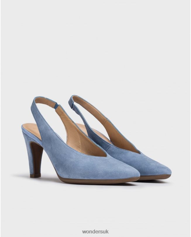 Footwear VZ2PD437 Women Wonders Bluet Shoe With A High Throat