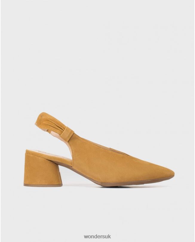 Footwear VZ2PD439 Women Wonders Sand Leather Shoe With Bow