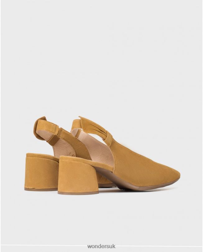 Footwear VZ2PD439 Women Wonders Sand Leather Shoe With Bow