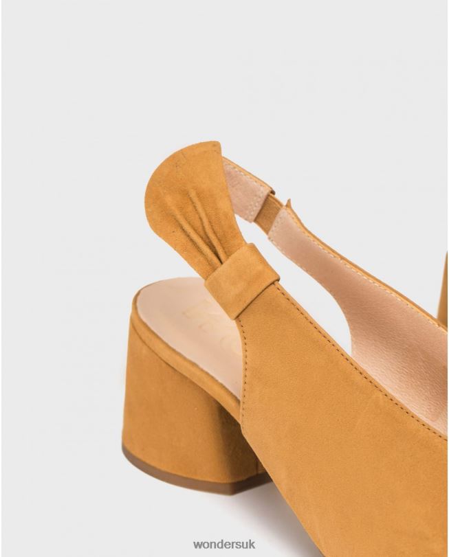 Footwear VZ2PD439 Women Wonders Sand Leather Shoe With Bow