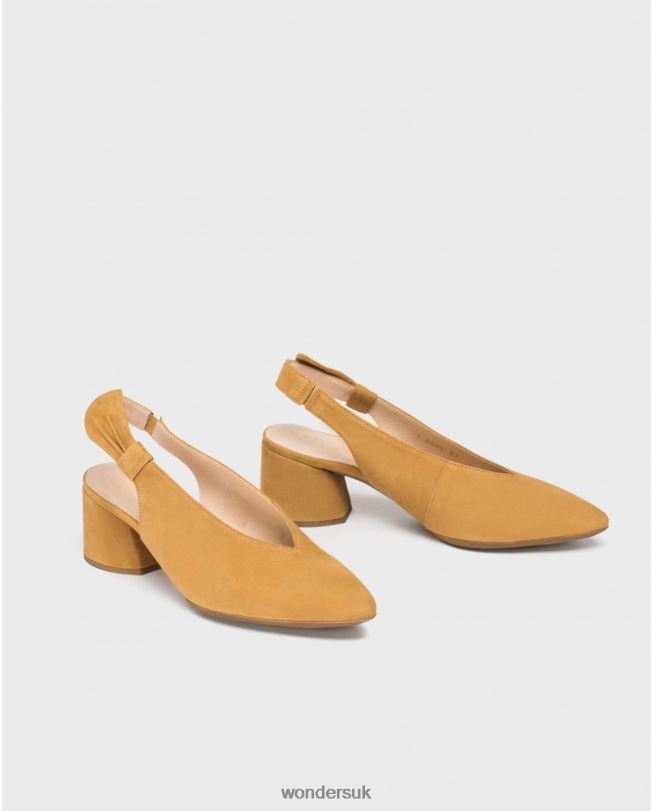 Footwear VZ2PD439 Women Wonders Sand Leather Shoe With Bow
