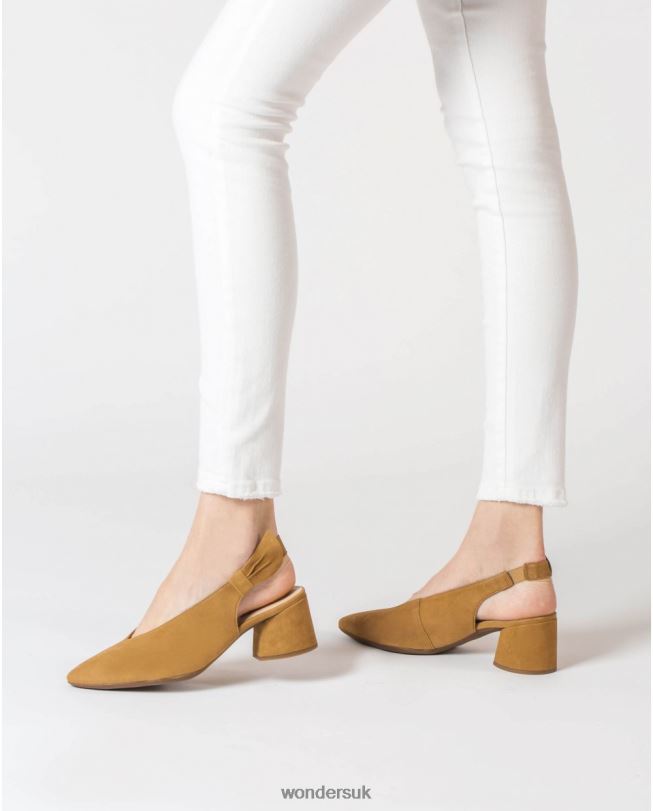 Footwear VZ2PD439 Women Wonders Sand Leather Shoe With Bow