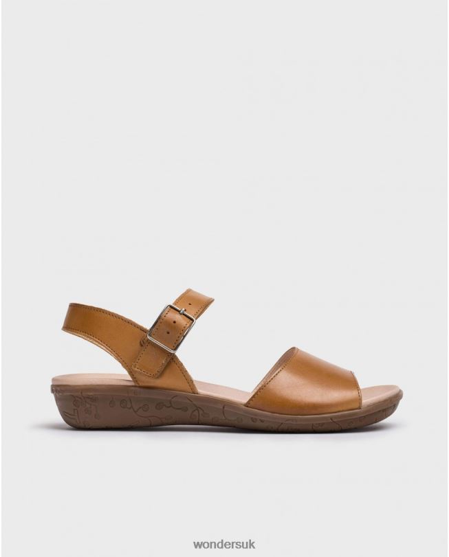 Footwear VZ2PD440 Women Wonders Cuero Flat Leather Sandal