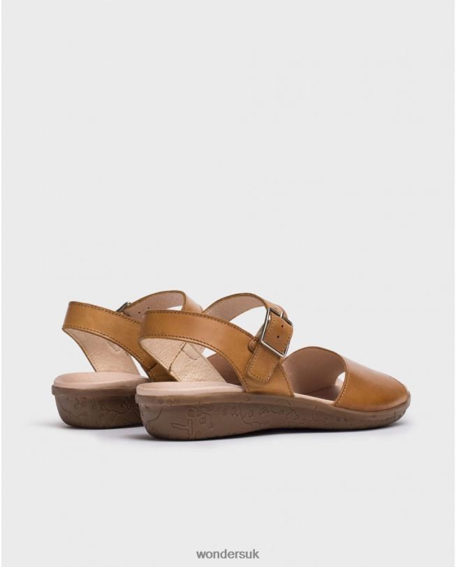 Footwear VZ2PD440 Women Wonders Cuero Flat Leather Sandal