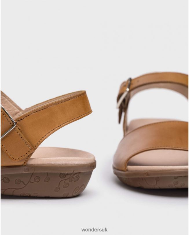 Footwear VZ2PD440 Women Wonders Cuero Flat Leather Sandal