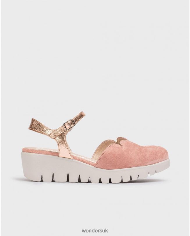 Footwear VZ2PD47 Women Wonders Rosa/Gold Pink Caravaca Sandal