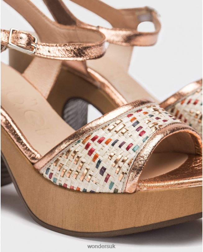 Footwear VZ2PD56 Women Wonders Rame Multicolored Etnia Sandal