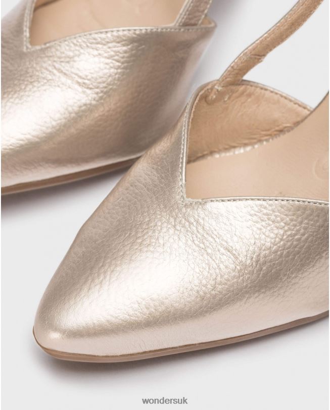 Footwear VZ2PD57 Women Wonders Platino Gold Lexi Shoe