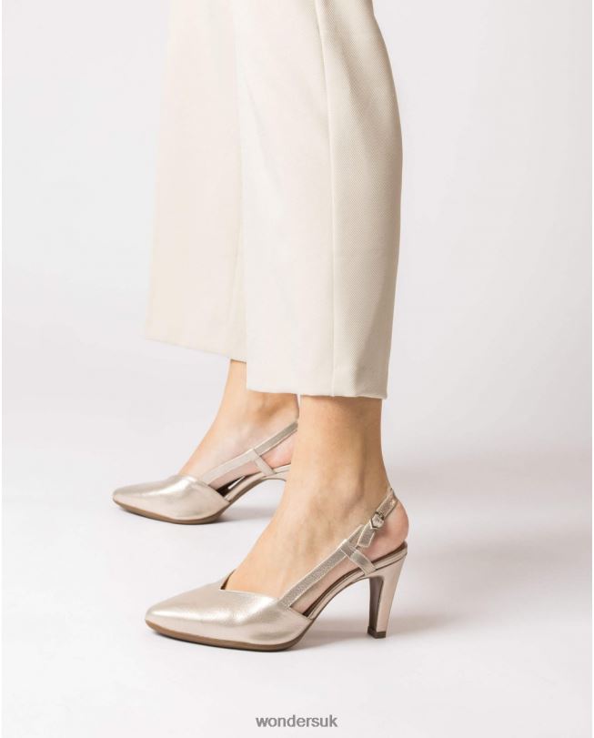 Footwear VZ2PD57 Women Wonders Platino Gold Lexi Shoe