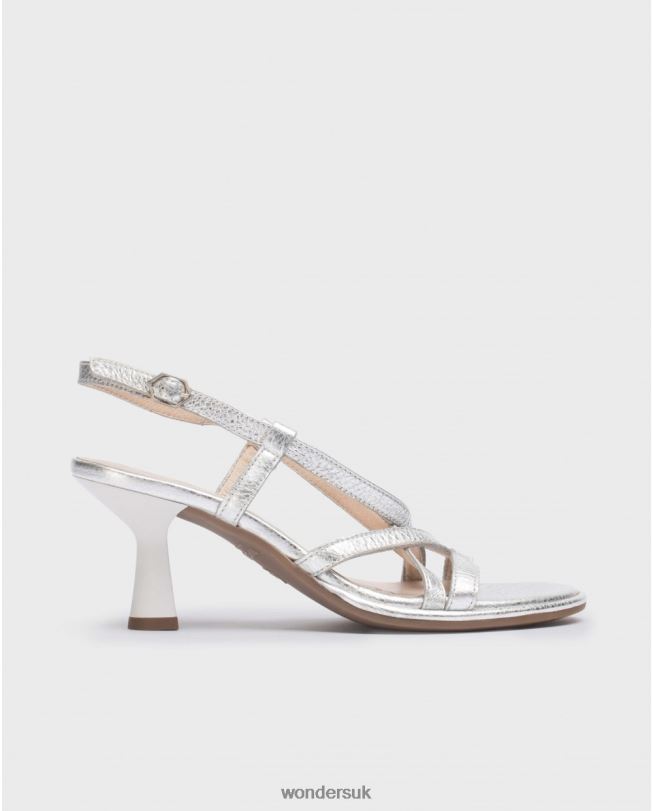 Footwear VZ2PD58 Women Wonders Plata Silver Glow Sandal